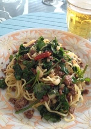 青森ニンニクたっぷり♡おつまみ塩焼きそば-レシピのメイン写真
