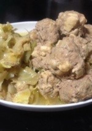 キャベツと肉団子の煮物-レシピのメイン写真