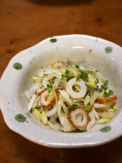 竹輪とネギの和え物-レシピのメイン写真