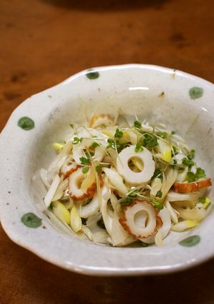 竹輪とネギの和え物-レシピのメイン写真