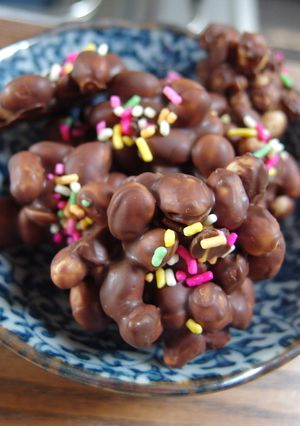 あまった節分のお豆で。チョコ豆！おやつ！-レシピのメイン写真