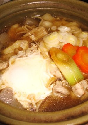 土鍋でアツアツすいとん-レシピのメイン写真