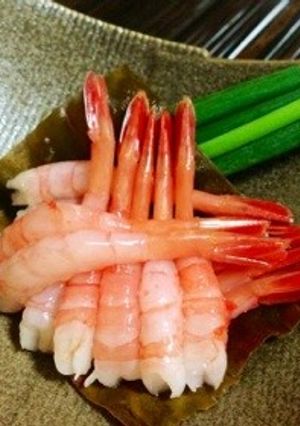 甘エビ昆布締め-レシピのメイン写真