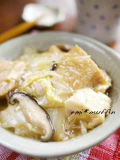 厚揚げ・白菜のツナあんかけ♬-レシピのメイン写真