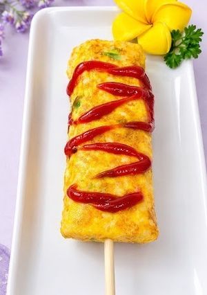 オムライスドッグ チーズ ソーセージ 糖質オフ-レシピのメイン写真