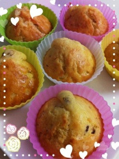 *簡単*チョコ入りカップケーキ-レシピのメイン写真