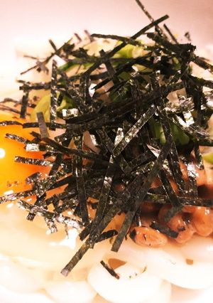 簡単☆おいしい☆納豆たまごうどん！-レシピのメイン写真