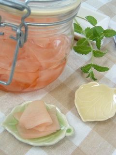 春色ピンク♪新ショウガの甘酢漬け-レシピのメイン写真