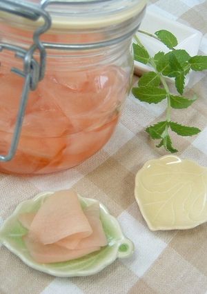 春色ピンク♪新ショウガの甘酢漬け-レシピのメイン写真