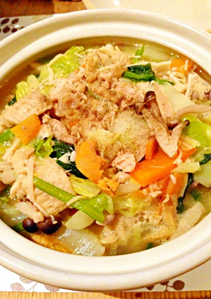鶏と野菜の煮込みうどん-レシピのメイン写真
