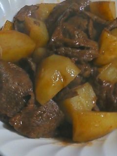 じゃがいもと牛肉のソース炒め-レシピのメイン写真