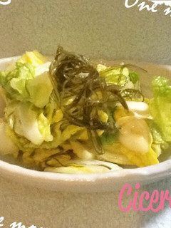 《漬物》白菜の一夜漬け 即席漬 簡単④-レシピのメイン写真