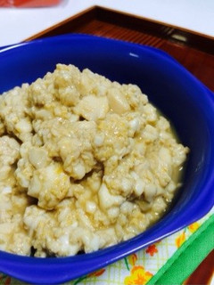 簡単!卵と豆腐のそぼろ煮-レシピのメイン写真