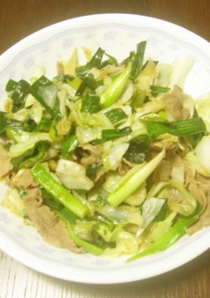 ニンニクの葉炒め物-レシピのメイン写真