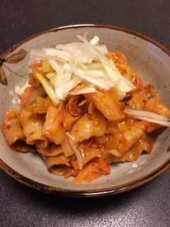 簡単手軽!豚キムチ!-レシピのメイン写真