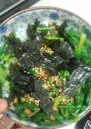 ほうれん草と納豆で栄養満点もう1品♪-レシピのメイン写真