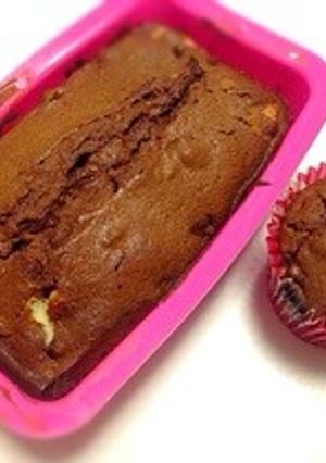 リンゴ&クリームチーズ・チョコケーキ-レシピのメイン写真