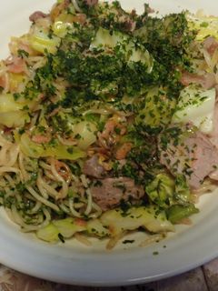 青さのりと小エビの塩焼きそば-レシピのメイン写真