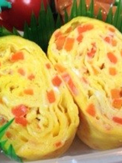 お弁当に♪*人参入り卵焼き*-レシピのメイン写真