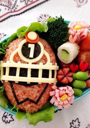 新ヒーロー♪トッキュウジャーキャラ弁-レシピのメイン写真