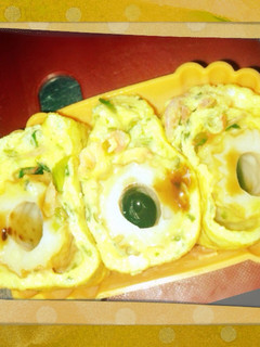 お弁当の隙間に♪変わり卵焼き♪簡単です♪-レシピのメイン写真