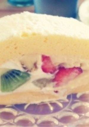はちみつクリーム＊ロールケーキ-レシピのメイン写真