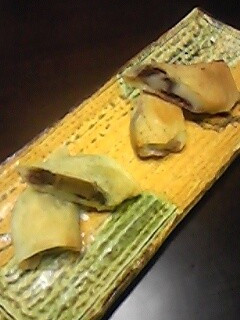 バナナ&つぶ餡&餅入りの揚げ春巻き-レシピのメイン写真