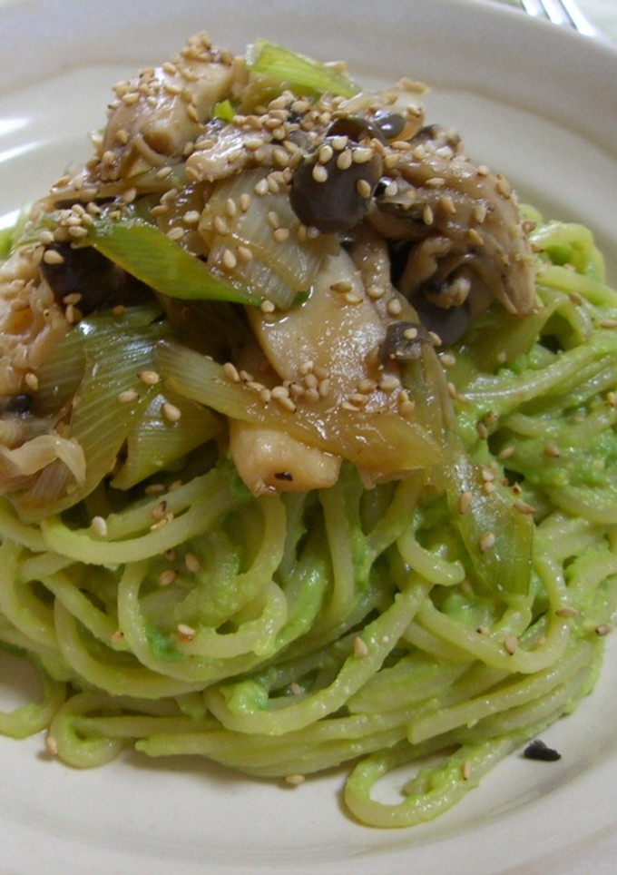 アボカドの和風きのこパスタ-レシピのメイン写真