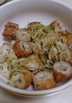 簡単!!ちくわのキャベツ焼き-レシピのメイン写真