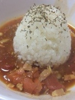 リメイク☆トマトスープからチキンカレー!-レシピのメイン写真