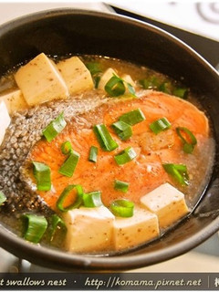 黑木耳鮭魚味噌湯.柯媽媽の植物燕窩-レシピのメイン写真