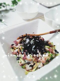 簡単♪たこときゅうりの梅サラダ-レシピのメイン写真