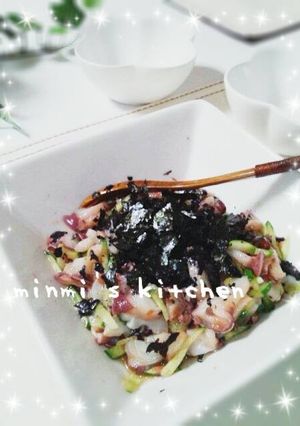 簡単♪たこときゅうりの梅サラダ-レシピのメイン写真
