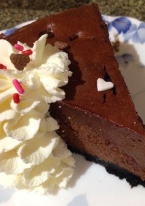 チョコレートのスフレチーズケーキ-レシピのメイン写真