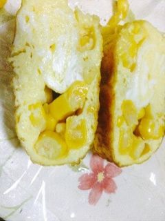 お弁当に♡コーン入り卵焼き-レシピのメイン写真
