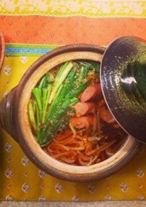 ぽっかぽかキムチスープ〜5分で食卓へ！〜-レシピのメイン写真