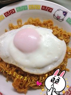 インスタント焼きそば…(o˘◡˘o)-レシピのメイン写真