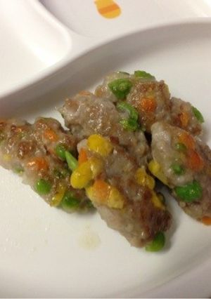 離乳食…手づかみにも＊新タマハンバーグ-レシピのメイン写真