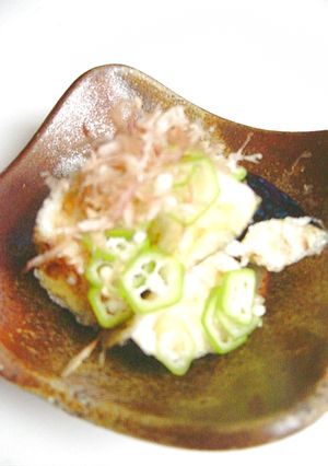 揚げナスのオクラ添え-レシピのメイン写真