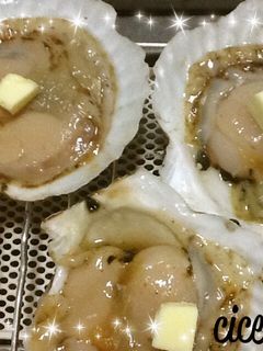 殻付きホタテのバターしょうゆ焼き 簡単⑧-レシピのメイン写真