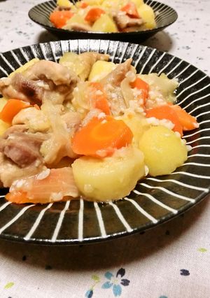 鶏塩麹肉じゃが♪-レシピのメイン写真