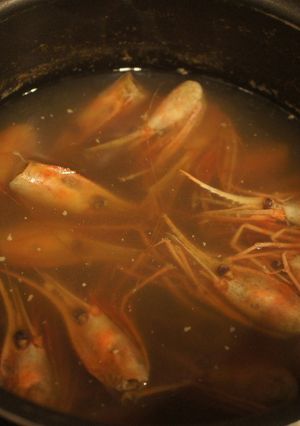 ボタン海老の頭を使って☆美味しい出汁-レシピのメイン写真