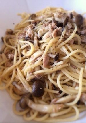 簡単♪ ツナとしめじの和風パスタ-レシピのメイン写真