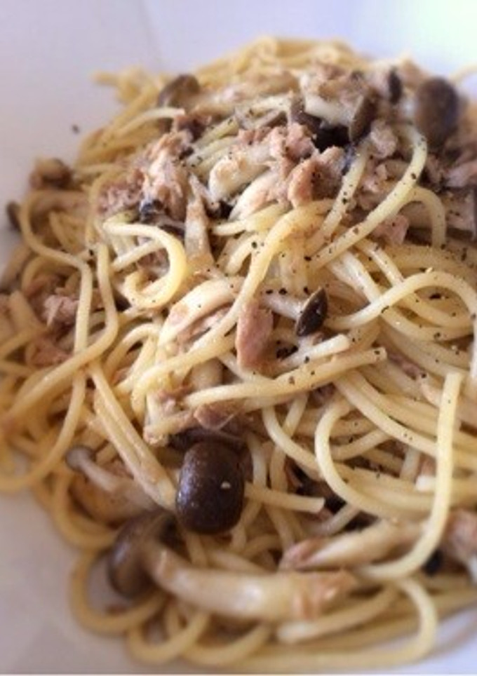 簡単♪ ツナとしめじの和風パスタ-レシピのメイン写真