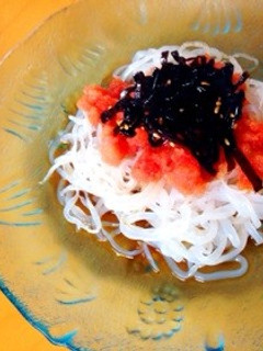 明太しらたきパスタ ♪-レシピのメイン写真