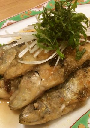 パクパクいけるよ＊いわしの梅肉ソース和え-レシピのメイン写真