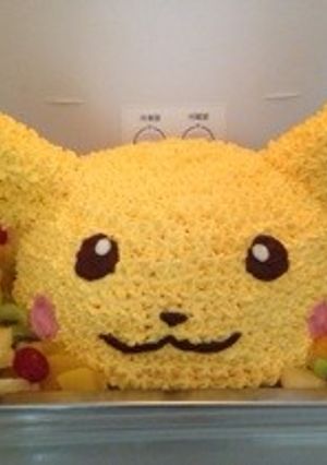 ピカチュウ キャラケーキ❤️-レシピのメイン写真