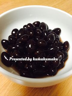黒豆 おせちに。-レシピのメイン写真