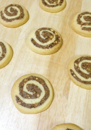 チョコナッツのぐるぐるクッキー-レシピのメイン写真