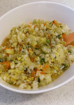 離乳食完了期～＊野菜あんかけチャーハン-レシピのメイン写真